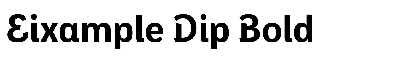 Eixample Dip Bold